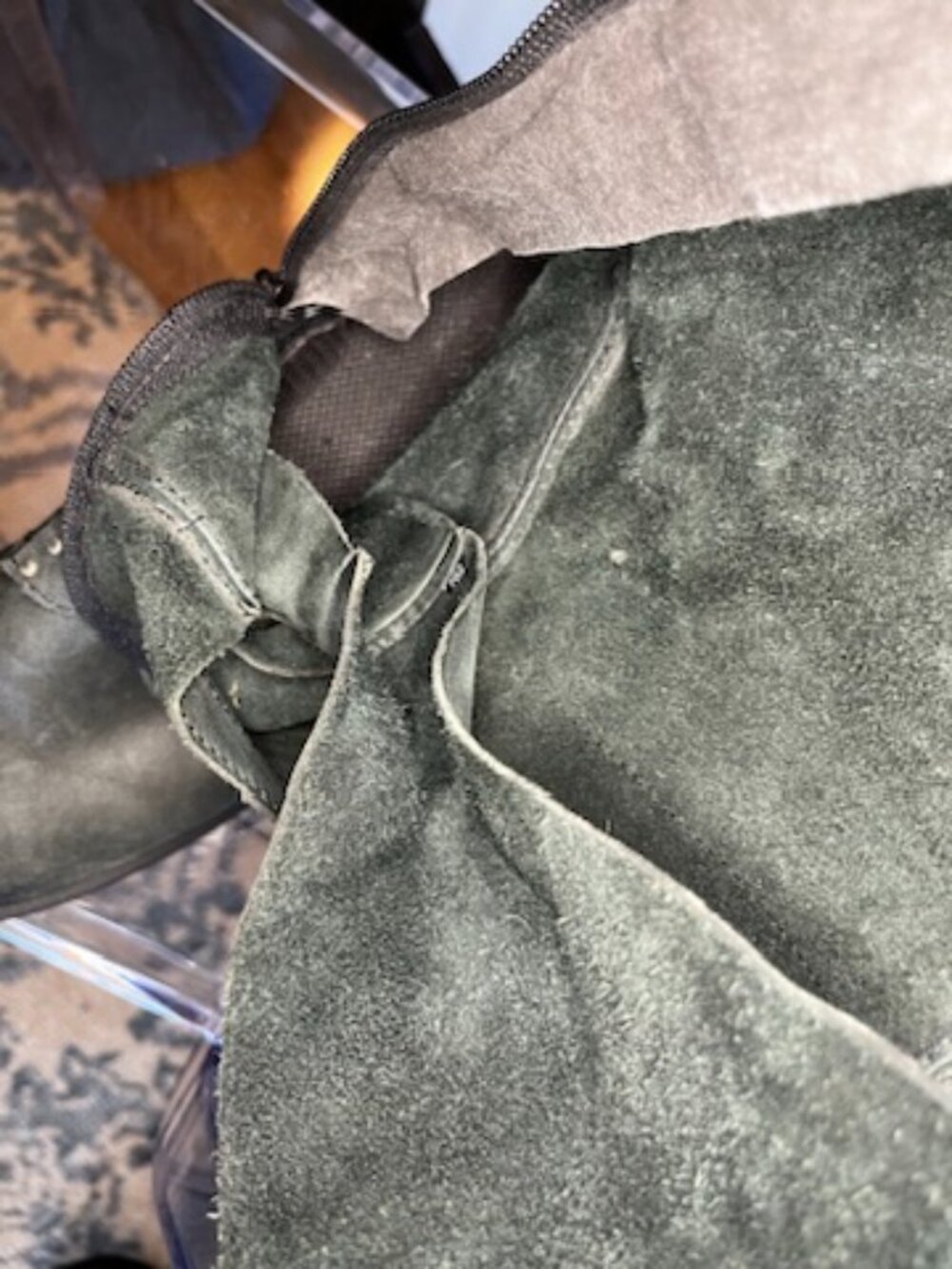 RARE Dr. Martens "Phina" 5 buckle-strap knee-high leather boots - Picture 8 of 15